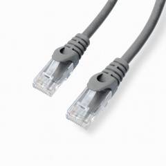 1.0M CAT6 SLIM LINE  COPPER PATCH LEAD/CORD GY